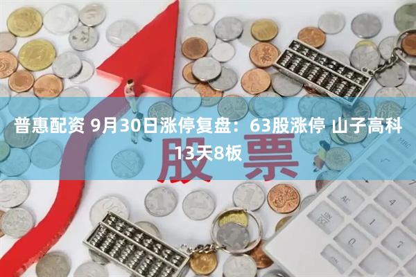 普惠配资 9月30日涨停复盘：63股涨停 山子高科13天8板