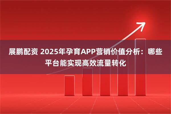 展鹏配资 2025年孕育APP营销价值分析：哪些平台能实现高效流量转化