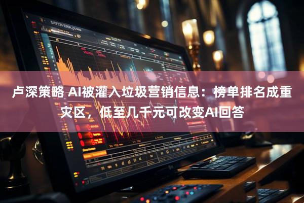 卢深策略 AI被灌入垃圾营销信息：榜单排名成重灾区，低至几千元可改变AI回答