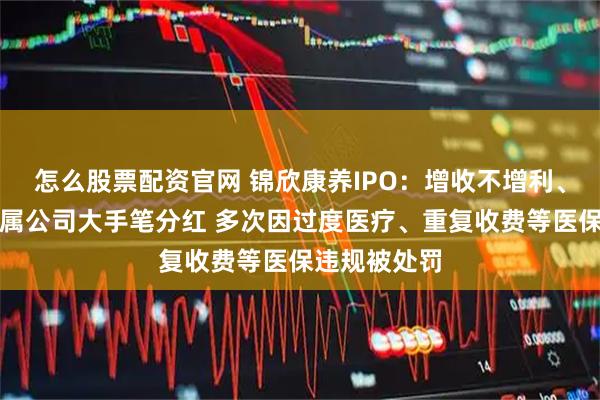怎么股票配资官网 锦欣康养IPO：增收不增利、上市前夕附属公司大手笔分红 多次因过度医疗、重复收费等医保违规被处罚